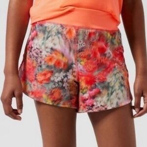 NWT Athleta Run the world 3' colorful athletic shorts for girls size 8-10